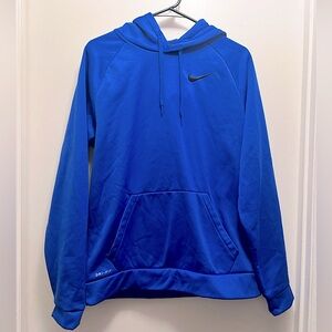 Nike Blue Dri-FIT Hoodie, Size medium